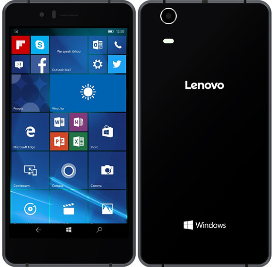 Lenovo представила свой первый смартфон на Windows 10 Mobile