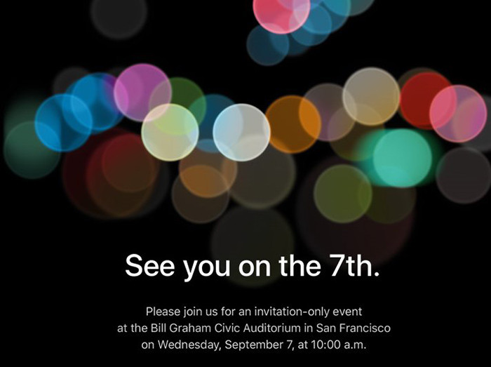 Официально: Apple представит новые модели iPhone 7 сентября