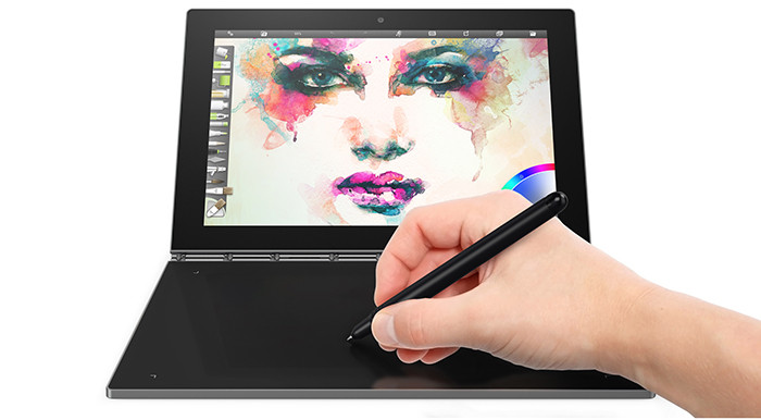 IFA 2016. Lenovo Yoga Book: ноутбук с сенсорной клавиатурой для рисования