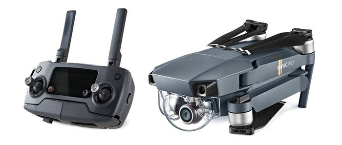 DJI анонсировала складной квадрокоптер Mavic Pro