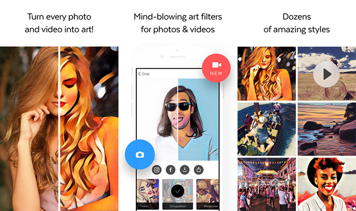 Приложение Prisma научилось обрабатывать видео
