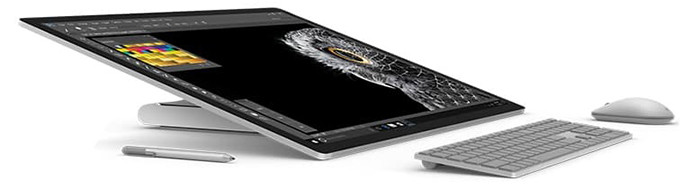 Microsoft показала 28-дюймовый компьютер-моноблок Surface Studio для дизайнеров