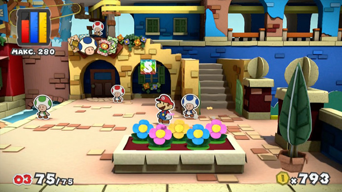 Обзор игры Paper Mario: Color Splash