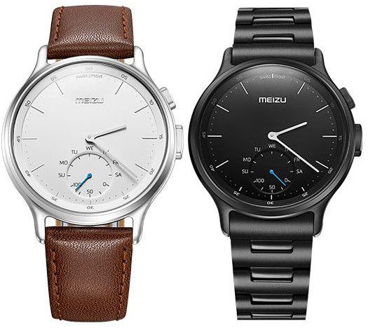 До России добрались стрелочные умные часы Meizu Mix с батареей на полгода работы фото
