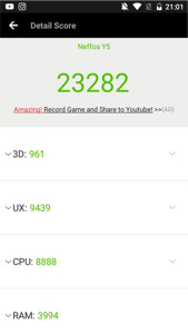Обзор смартфона Neffos Y5: большой экран, скромная цена картинка Обзор смартфона Neffos Y5: большой экран, скромная цена