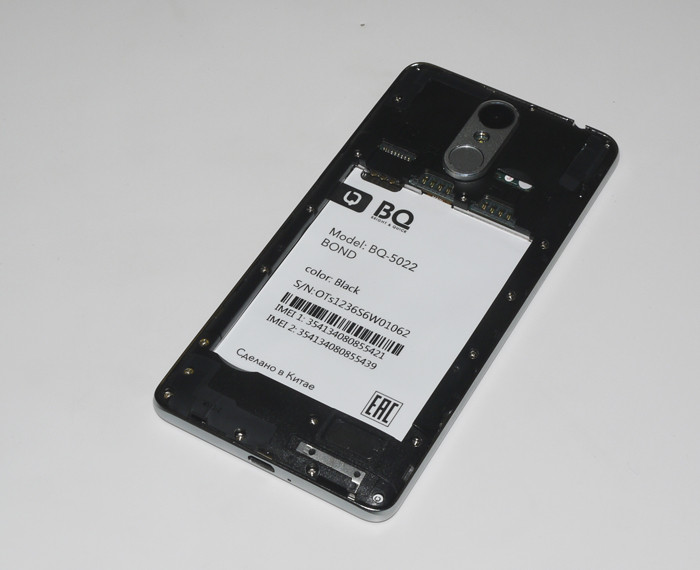 Обзор смартфона Bond BQ-5022