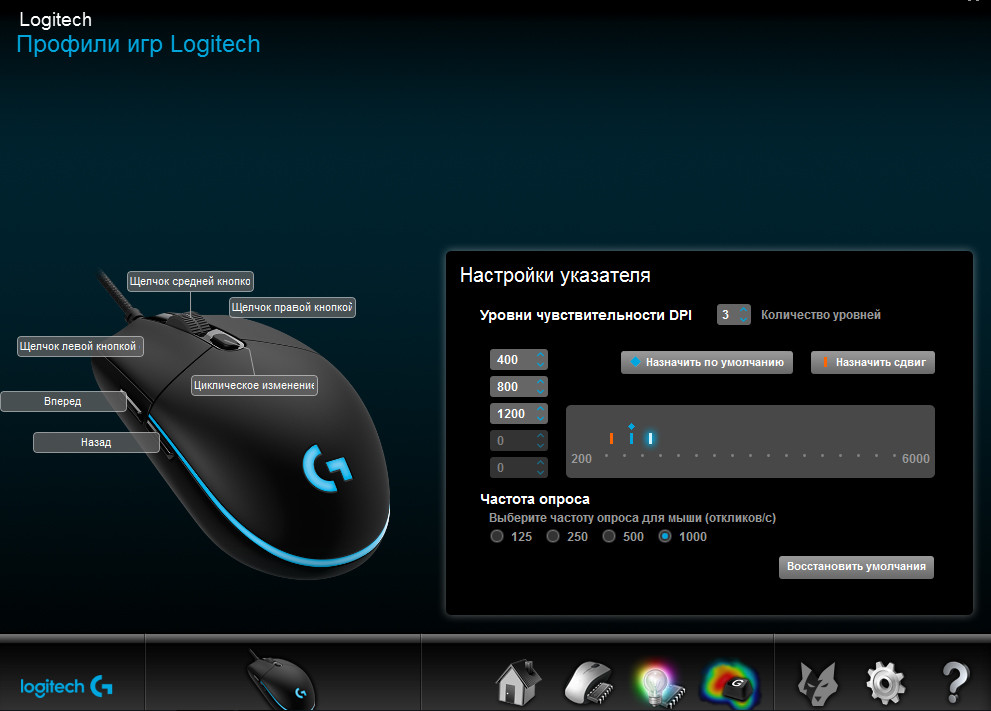 Обзор игровой мыши Logitech G102 PRODIGY
