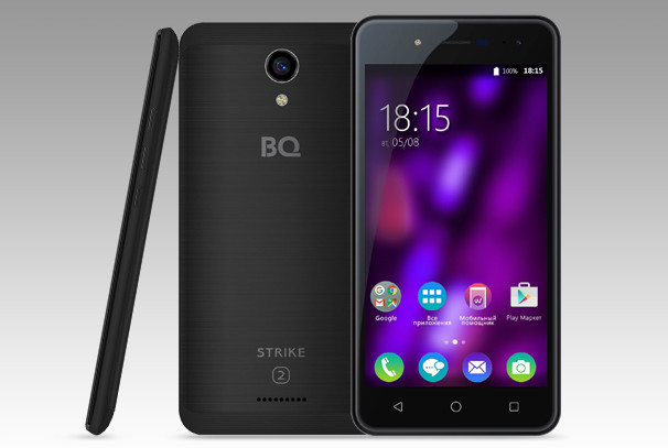 BQ-5057 Strike 2: бюджетный 5-дюймовый смартфон с Android 7.0 Nougat фото