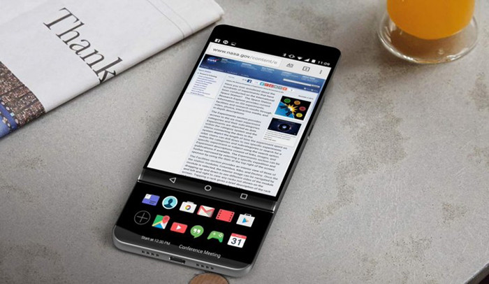 LG может выпустить флагманский смартфон в формфакторе «слайдер»