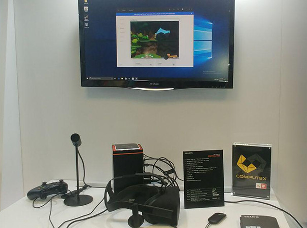 Computex 2017. Мини-компьютер Gigabyte Brix VR BNi7G6-1060 для работы с VR-контентом