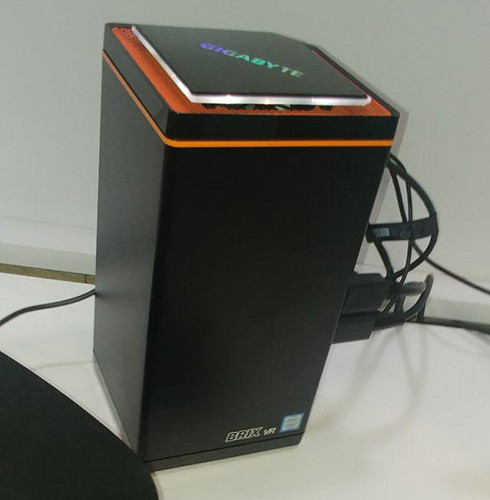 Computex 2017. Мини-компьютер Gigabyte Brix VR BNi7G6-1060 для работы с VR-контентом