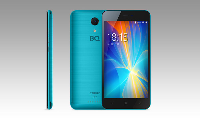Представлен смартфон BQ-5044 Strike LTE с Android 7.0 Nougat за 6 тысяч рублей