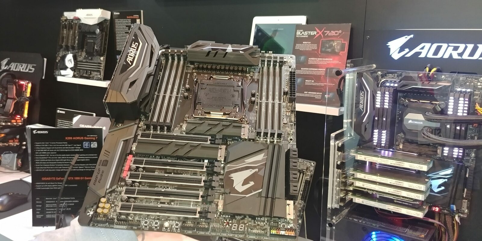 Computex 2017 Gigabyte  Aorus Gaming 7