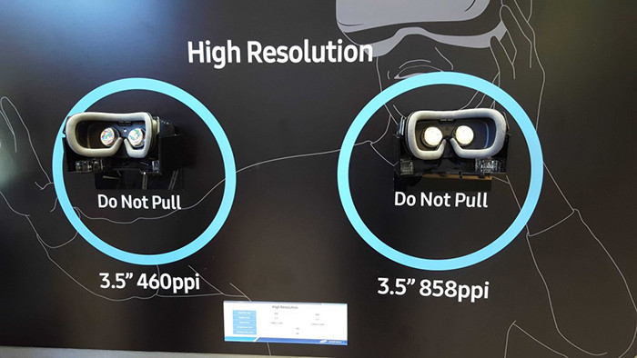 Samsung повысила четкость экранов для VR-очков в два раза