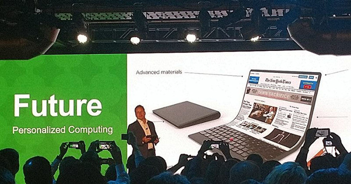 Lenovo рассказала о гибком ноутбуке будущего с голосовым управлением