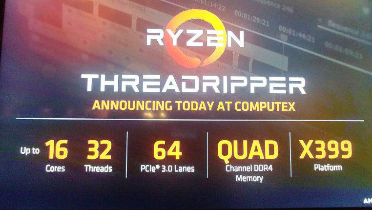 Computex 2017 AMD Threadripper