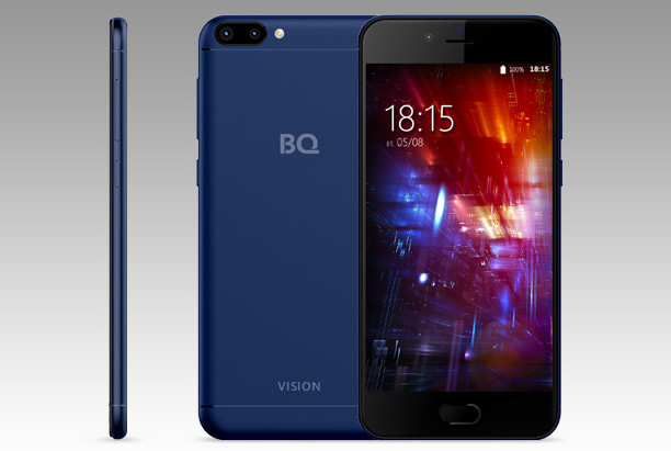 BQ-5203 Vision: бюджетный смартфон с двойной задней камерой и Android 7.0 Nougat