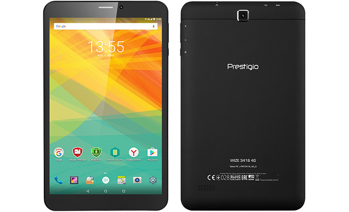 Prestigio Wize 3418 4G: бюджетный 8-дюймовый планшет с LTE-модемом
