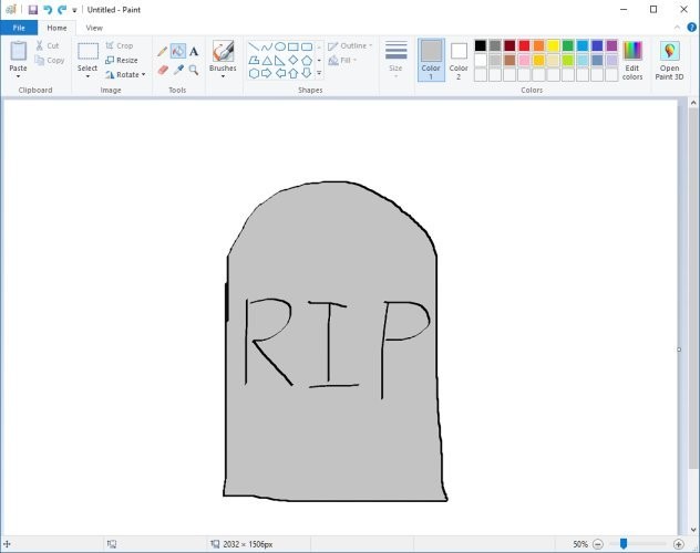 Microsoft прекращает поддержку редактора Paint с 32-летней историей