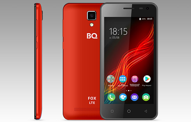 BQ-4500L Fox LTE: смартфон с Android 7.0 и поддержкой 4G за 4690 рублей 