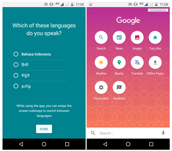 Google разработала поисковое приложение для стран с медленным интернетом