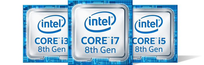 Intel представила первые процессоры Core восьмого поколения