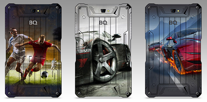 Бюджетный планшет BQ-7082G Armor украсили принтами с суперкарами и футболистами картинка Бюджетный планшет BQ-7082G Armor украсили принтами с суперкарами и футболистами