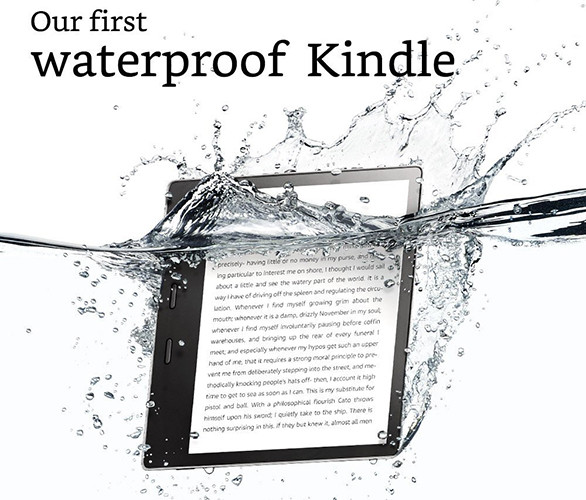 Amazon представила первый в своей истории ридер Kindle с защитой от воды