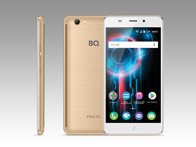 BQ-5525 Practic: 5,5-дюймовый смартфон с Android 7.0 за 5290 рублей