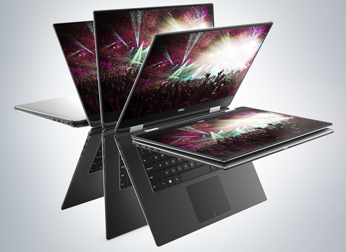 CES 2018. Ноутбук-трансформер Dell XPS 15 получил процессоры Intel с графикой AMD