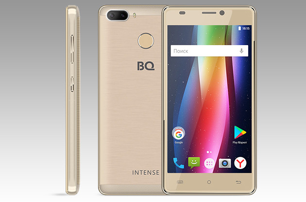 BQ представила бюджетный смартфон BQ-5005L Intense с батареей на 6000 мАч