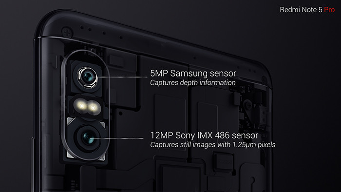 Xiaomi анонсировала смартфон среднего класса Redmi Note 5 Pro с батареей на 4000 мАч и камерой в стиле iPhone X 