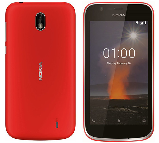 Появились фото Nokia 1 и Nokia 7 Plus. Первый станет самым дешевым смартфоном Nokia, второй – первой моделью с экраном 18:9