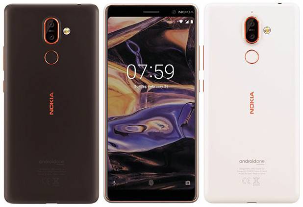 Появились фото Nokia 1 и Nokia 7 Plus. Первый станет самым дешевым смартфоном Nokia, второй – первой моделью с экраном 18:9