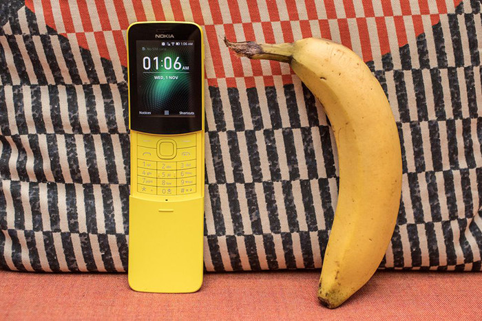 MWC 2018. HMD возродила легендарный телефон-банан Nokia 8110 из фильма «Матрица»