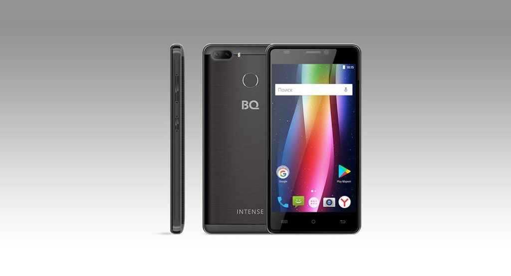 61581BQ представила бюджетный смартфон BQ-5005L Intense с батареей на 6000 мАч
