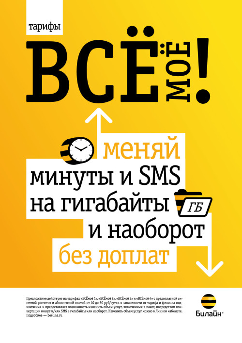тарифы ВСЁмоё!