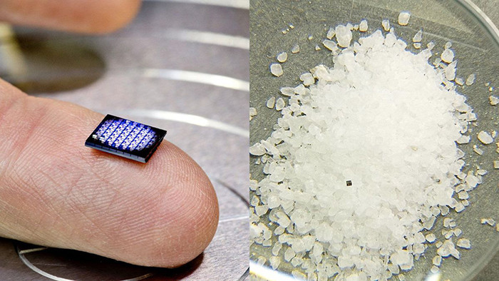 IBM разработала нано-компьютер размером с крупицу соли