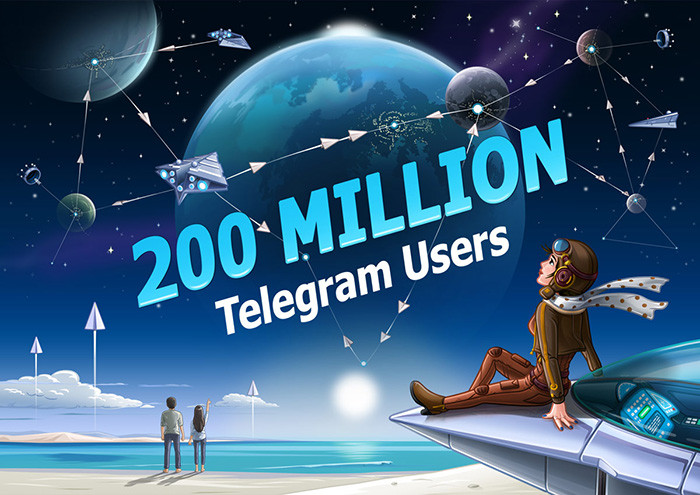 Количество пользователей Telegram доросло до уровня шестой по населению страны мира 