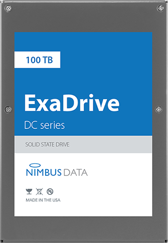Nimbus Data выпустила самый вместительный SSD в истории. Его емкость – 100 Тбайт