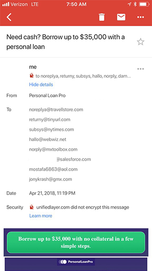 Спамеры научились рассылать письма с помощью невзломанных акканутов Gmail