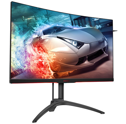 Игровой монитор AOC AGON AG322QC4 получил изогнутый экран с поддержкой HDR и систему подсветки 