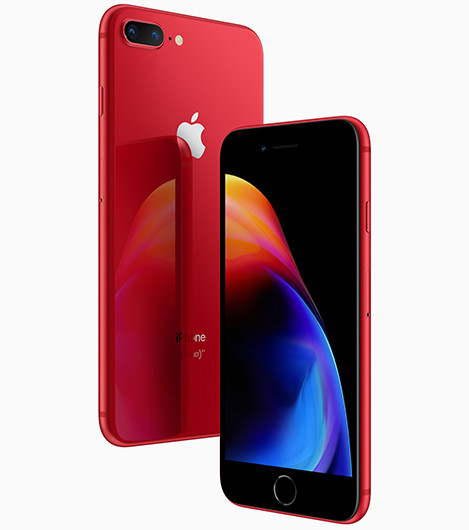 Apple анонсировала красные версии iPhone 8 и iPhone 8 Plus