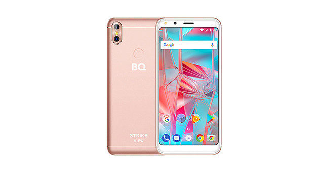 Смартфон BQ 5301 Strike View за 4990 рублей получил сдвоенную камеру, экран 18:9 и сканер отпечатков пальцев