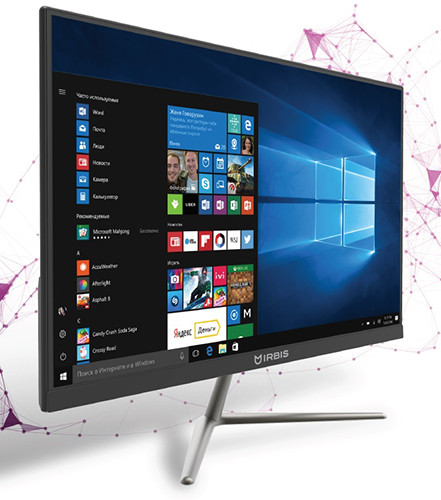 Бюджетный компьютер-моноблок Irbis MB 2380 получил безрамочный экран с диагональю 24 дюйма