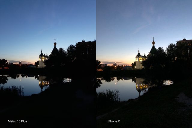 Meizu 15 Plus против iPhoneX