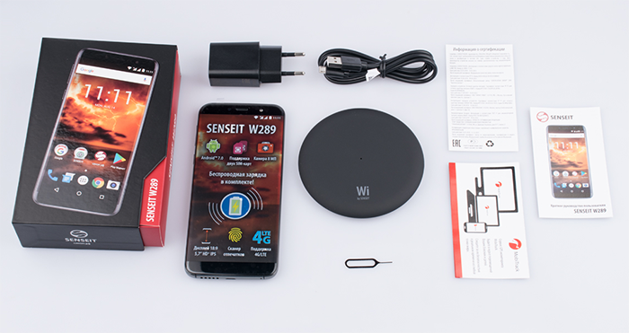 Senseit W289 за 8 990 рублей стал самым дешевым смартфоном с беспроводной зарядкой 