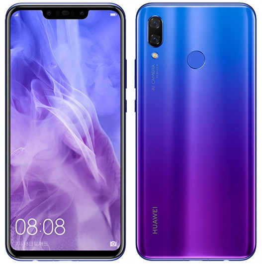 Huawei анонсировала градиентный смартфон среднего класса Nova 3 с четырьмя камерами и искусственным интеллектом картинка Huawei анонсировала стеклянный смартфон среднего класса Nova 3 с четырьмя камерами и искусственным интеллектом