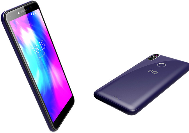BQ 5515L Fast: бюджетный смартфон с экраном 18:9 и Android 8.1 Oreo 