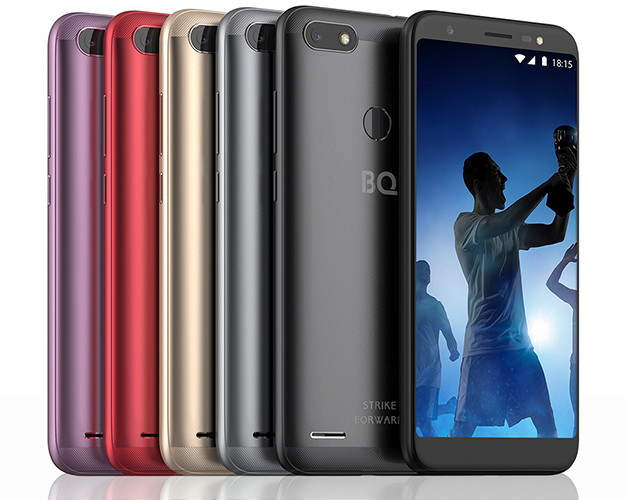 Бюджетный смартфон BQ 5512L Strike Forward получил камеру с фазовым автофокусом и Android 8.1 Oreo